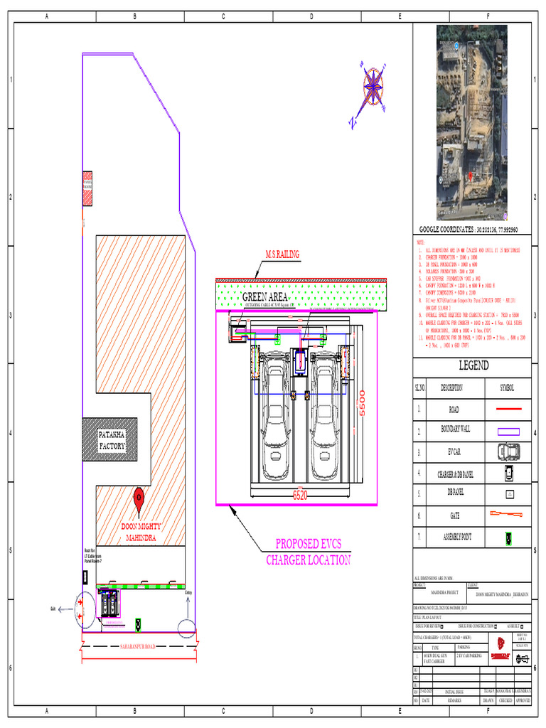 EV Charger Installation Plan Layout | PDF