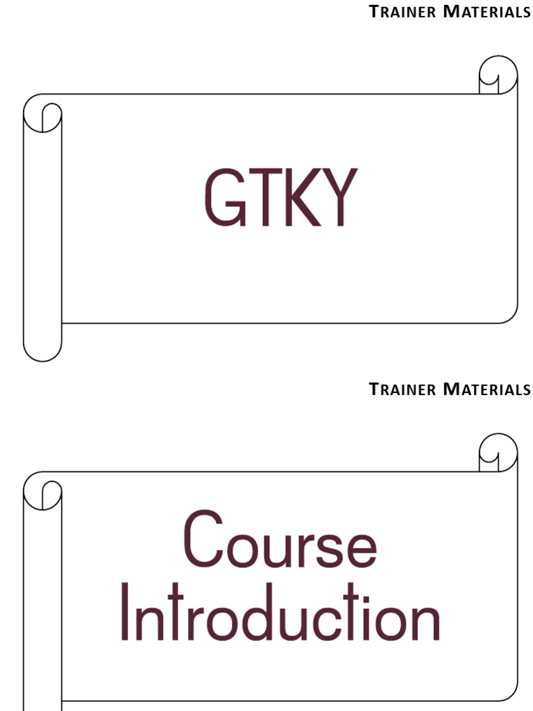 Trainer Materials Labels | PDF