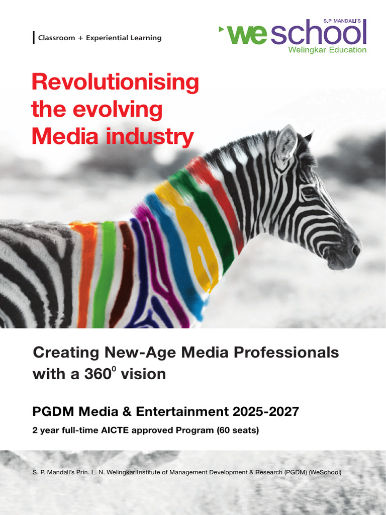 PGDM in Media & Entertainment Overview | PDF | Marketing | Pedagogy