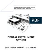 US Army Medical Course MD0503-200 - Dental Instrument Setups