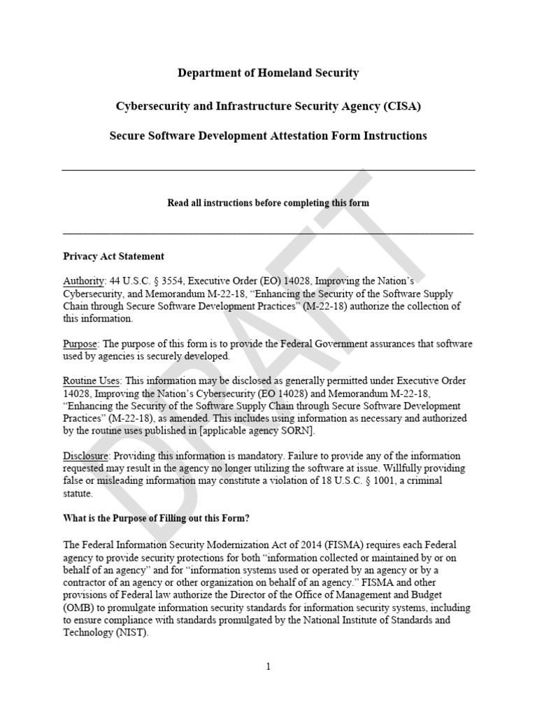 secure-software-self-attestation_common-form_508 | PDF | Computer ...