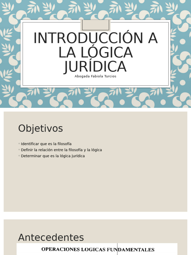 INTRODUCCI%C3%93N+A+LA+L%C3%93GICA+JUR%C3%8DDICA | PDF | Lógica ...
