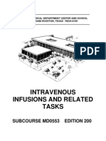 US Army Medical Course MD0553-200 - Intravenous Infusions and Related Tasks