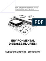 US Army Medical Course MD0588-200 - Environmental Diseases-Injuries I