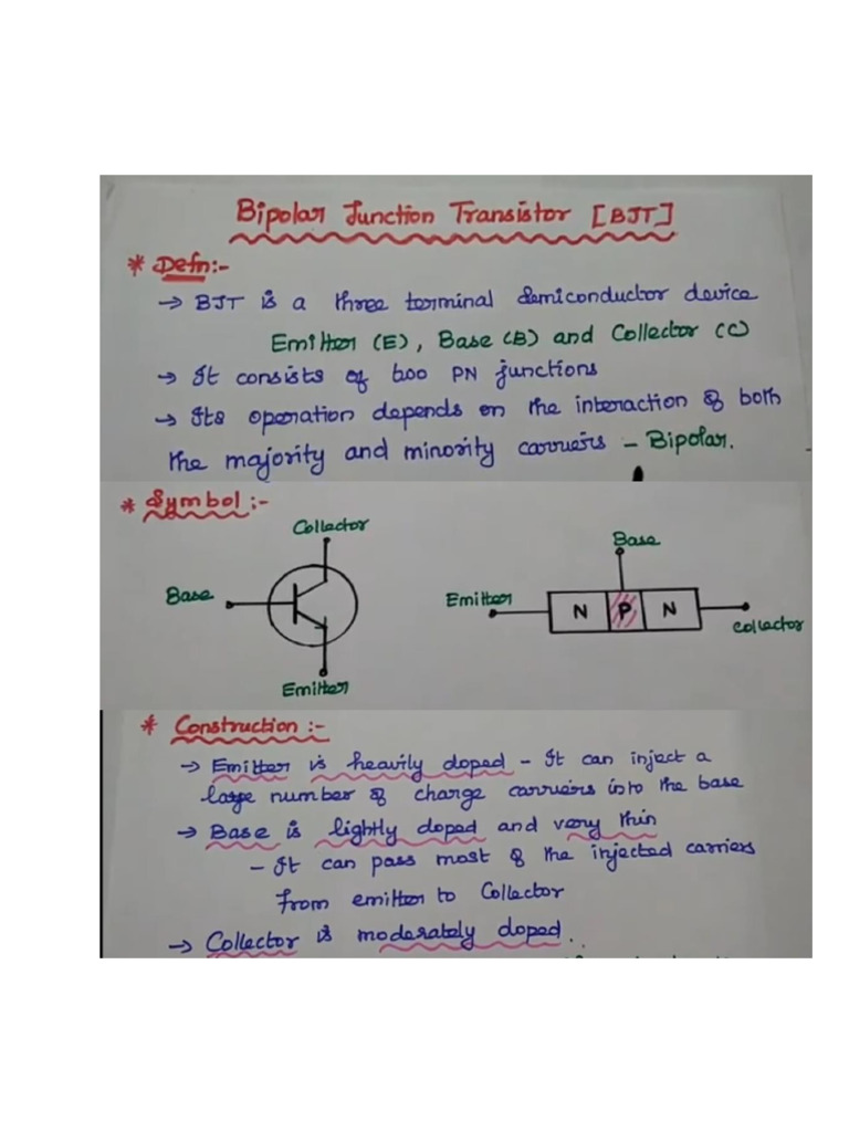 Understanding Bipolar Transistors Basics Pdf