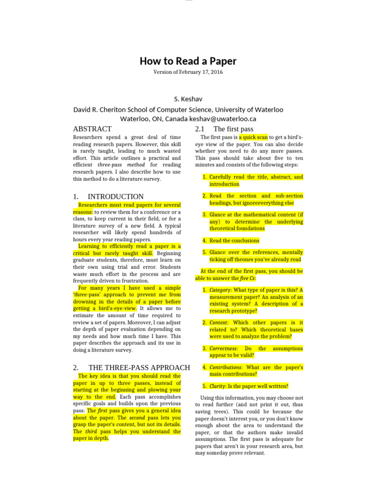 Paper-reading | PDF