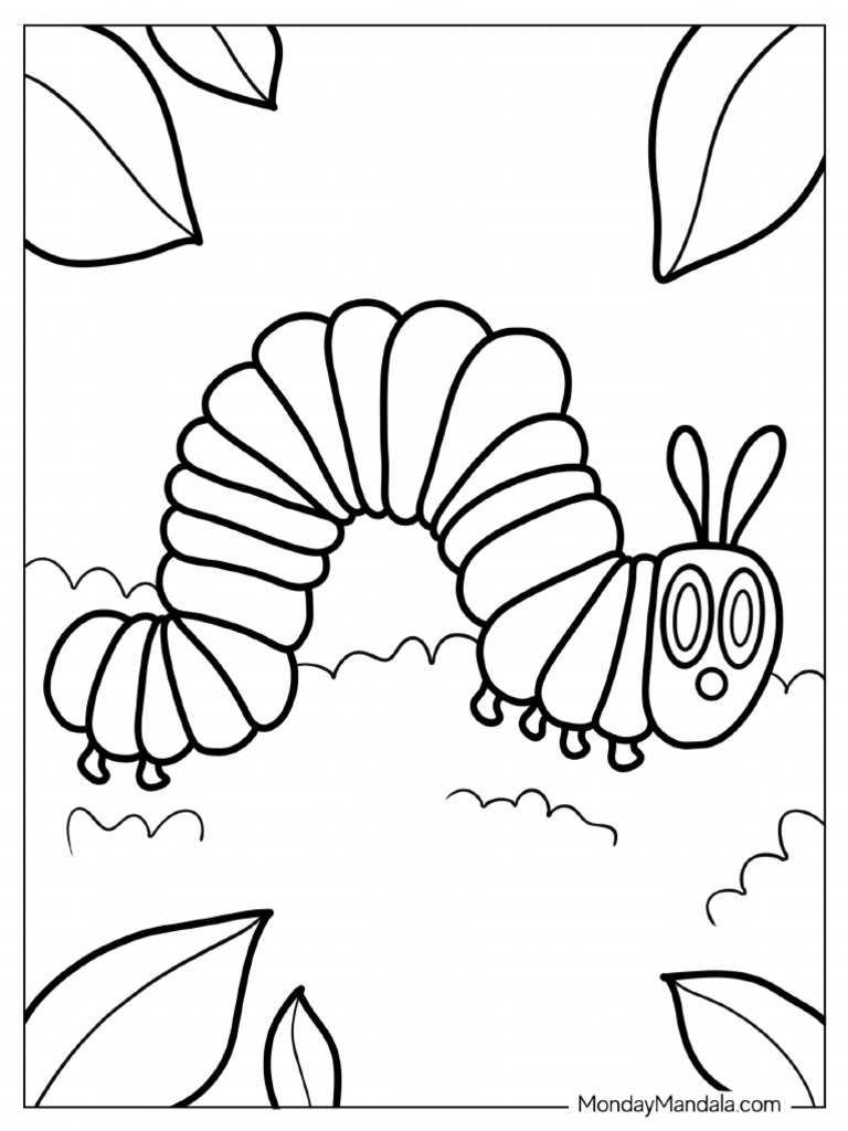 The-Very-Hungry-Caterpillar-Coloring-Page | PDF