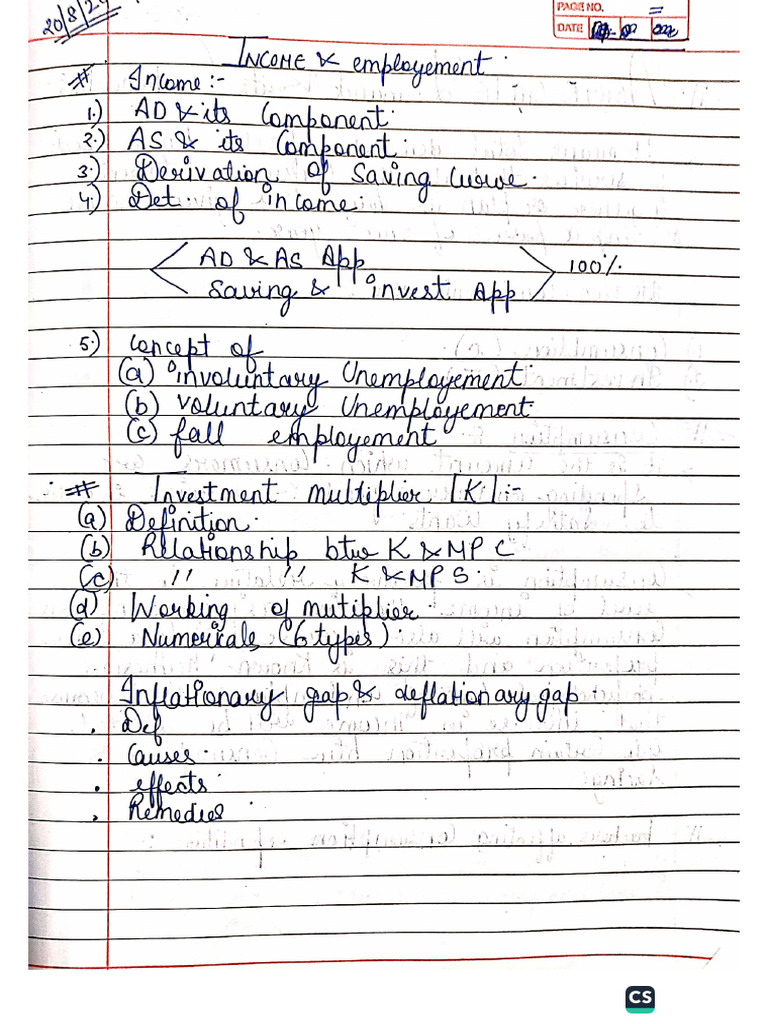 Determination Notes Overview | PDF