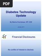 Download Diabetes Technology Update Jan 2010 by Friedman Diabetes Institute SN83329819 doc pdf