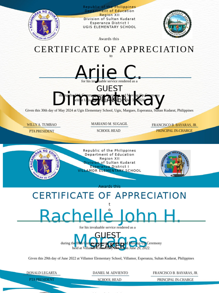 Blue Ribbon Achievement Certificate Template (13 × 8.5 in) | PDF