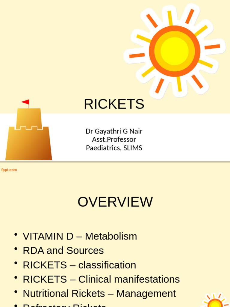 Understanding Rickets in Children | PDF