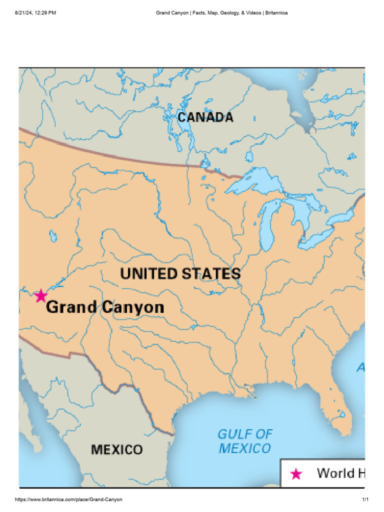 Image Result For Grand Canyon Facts Map Geology Videos Britannica