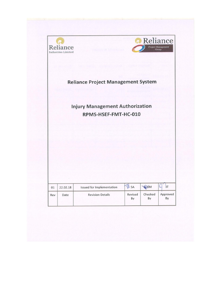Rpms Hsef FMT HC 010 | PDF