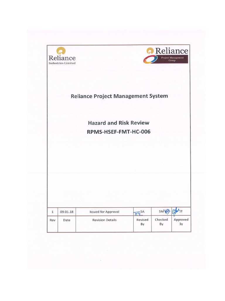 RPMS Hsef FMT HC 006 | PDF