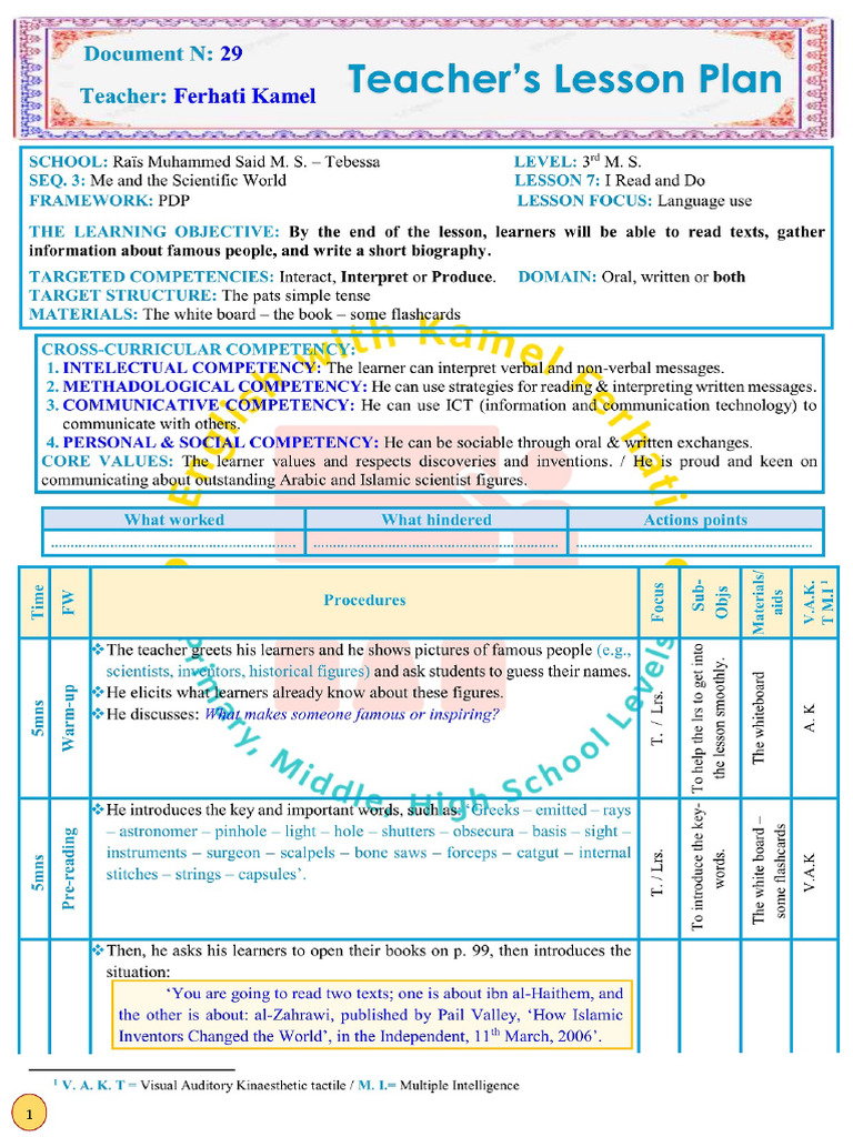Lesson 7 - 3ms | PDF