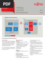 C62 - Fujitsu 100Gbps Coherent Demonstrator
