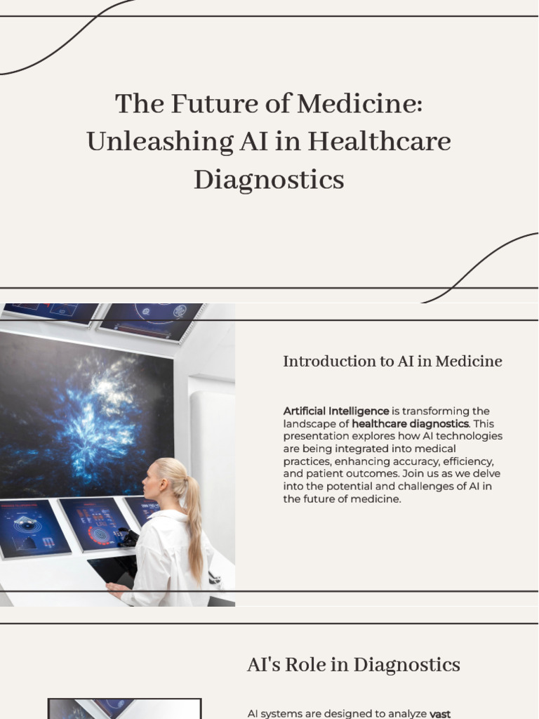Slidesgo The Future of Medicine Unleashing Ai in Healthcare Diagnostics ...