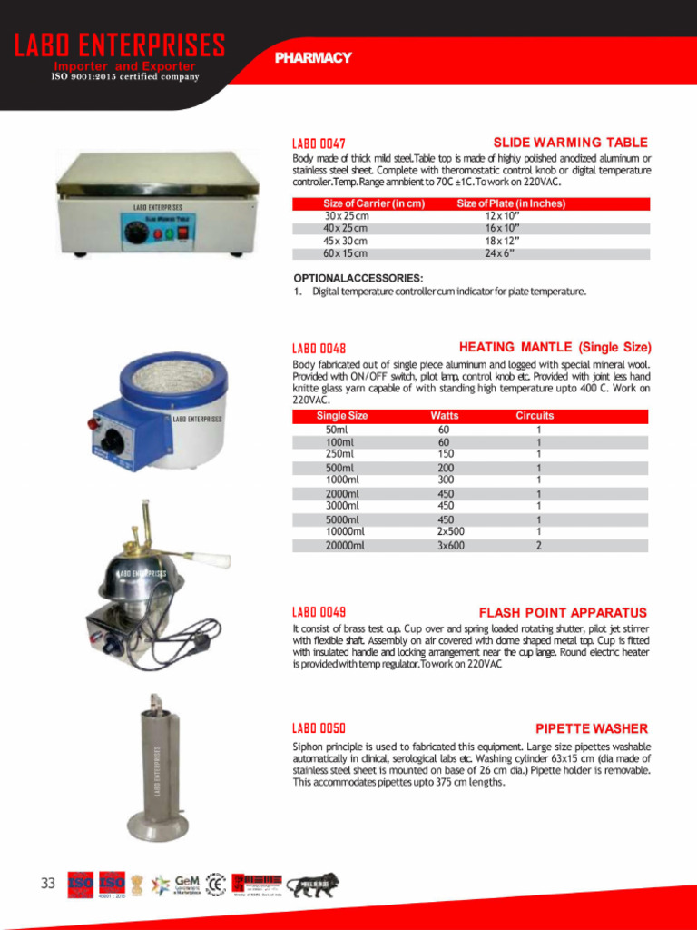 LABO ENTERPRISE Catalogue 2024-26-14 | PDF
