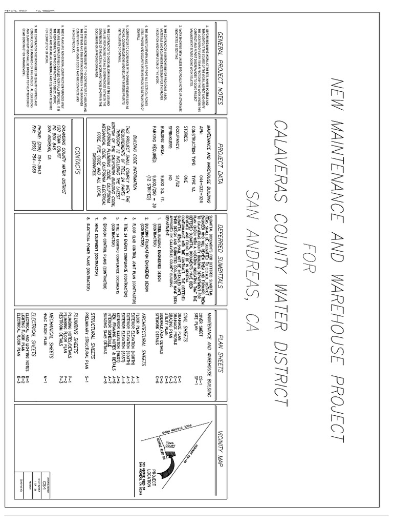 CCWD-Maintenance-and-Warehouse-Drawings-1 | PDF