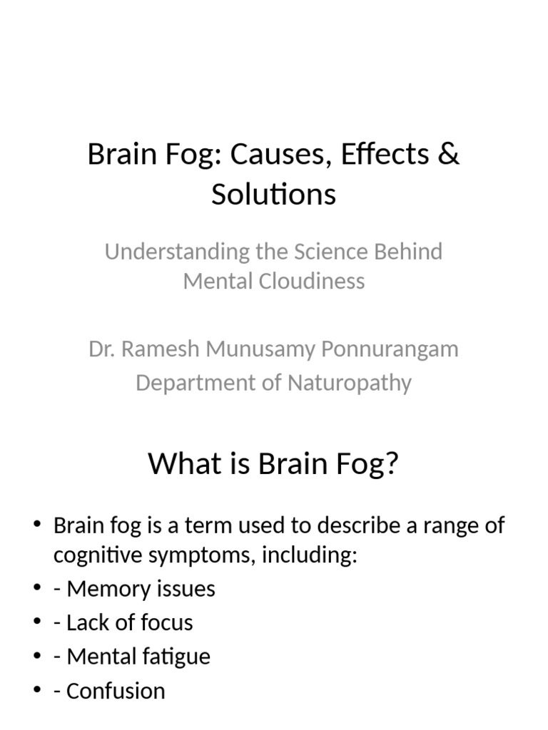 Brain Fog | PDF