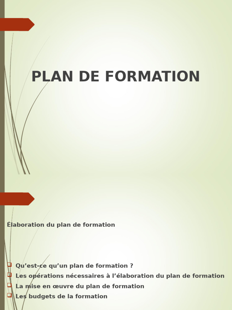 Élaboration du Plan de Formation | PDF | Management de la qualité ...