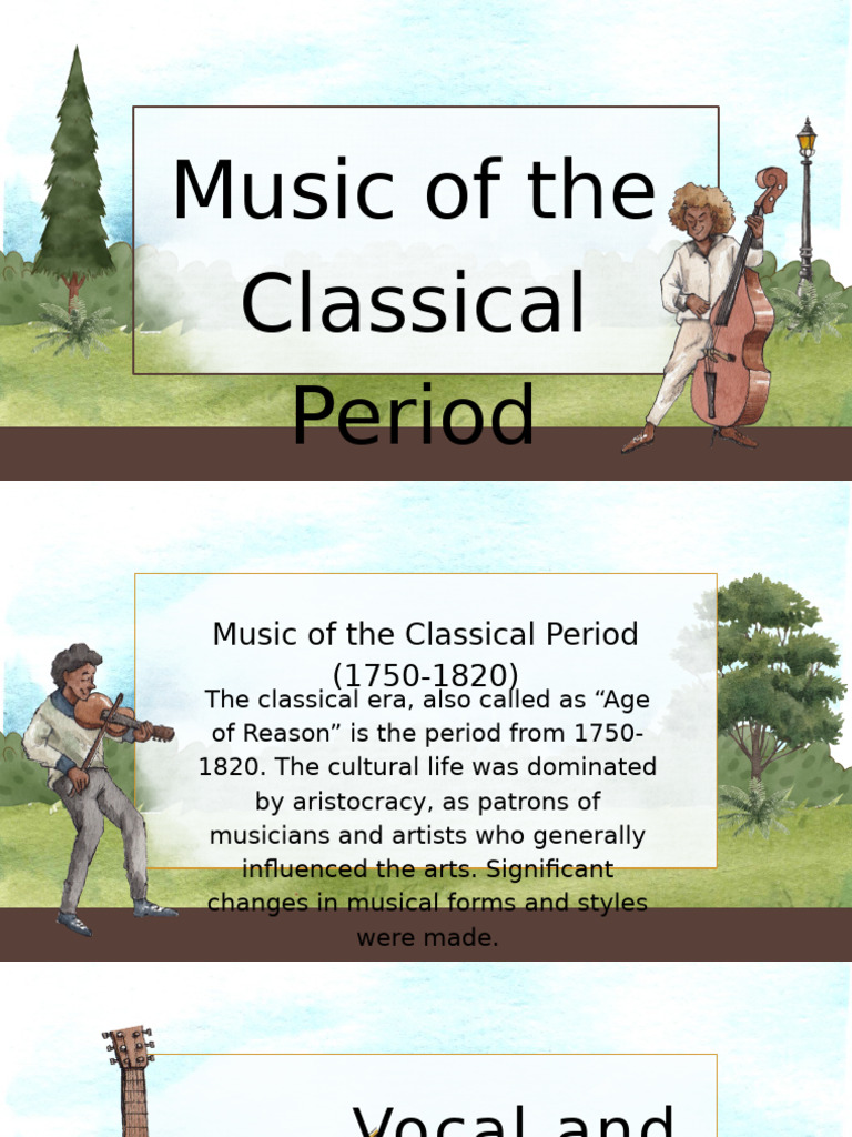 Music of The Classical Period | PDF | Concerto | Classical Period (Music)