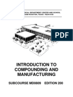 US Army Medical Course MD0809-200 - Introduction to Compounding and Manufacturing