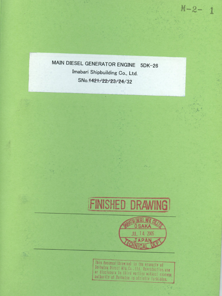 M-2-1 Main Generator Engine | PDF