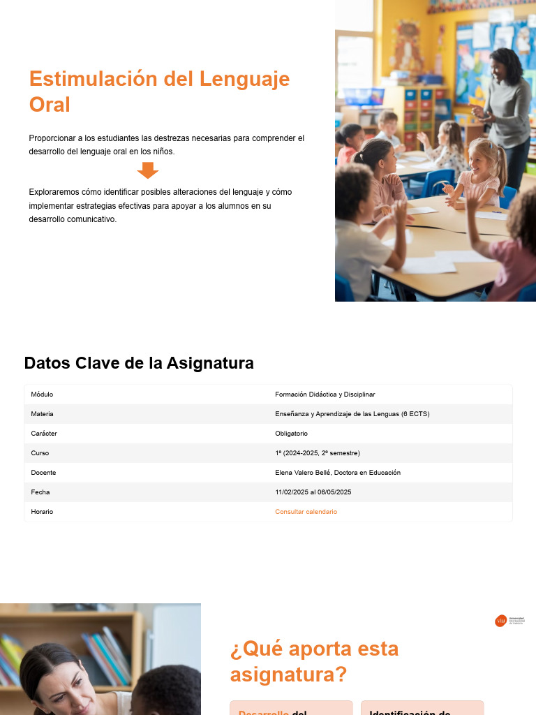 Estimulación del Lenguaje Oral en Niños | PDF | Aquisición de idioma ...