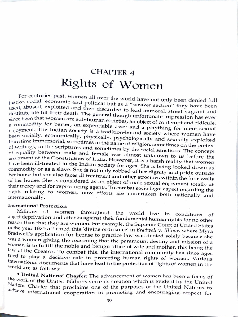 Print Rights of Women | PDF | Women's Rights | Discrimination & Race ...