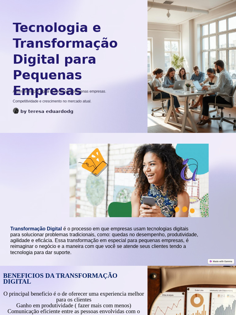 Transformação Digital para Pequenas Empresas | PDF | Gestão de ...