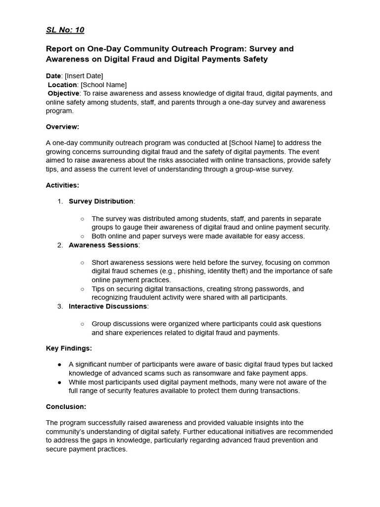 Sample of Report and Self Declaretion | PDF | Fraud | Phishing