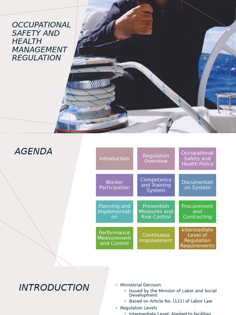 SAUDI Occupational Safety and Health Management Regulation | PDF ...