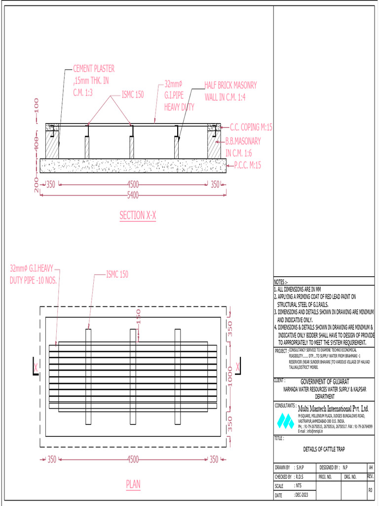Cattle Trap Design Specifications | PDF | Structural Engineering ...