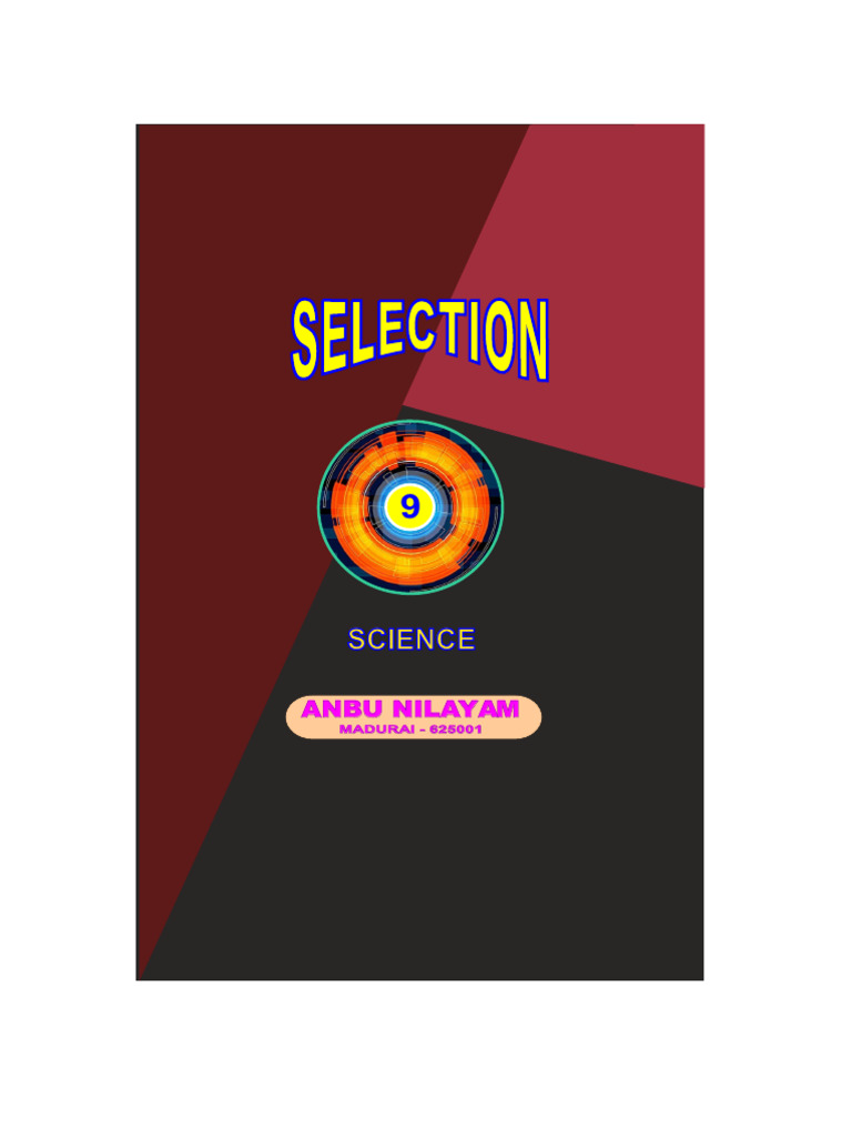 9th Standard Science Selection Guide | PDF | Chemistry | Physical Sciences