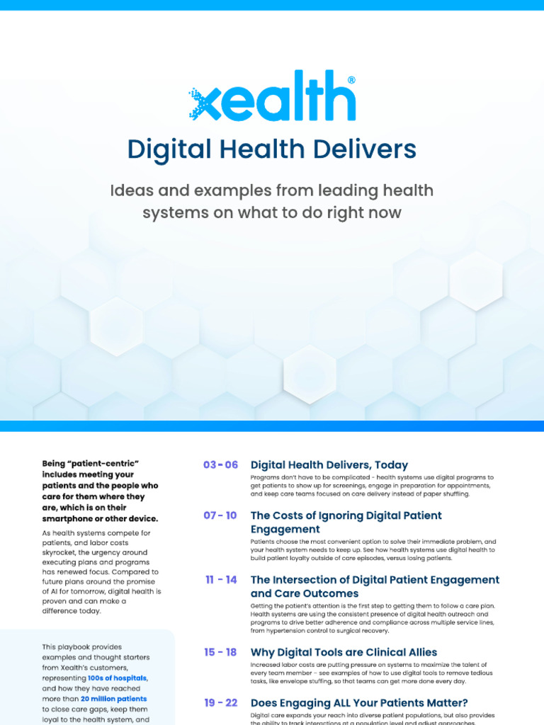 Digital Health Engagement Strategies | PDF | Electronic Health Record ...