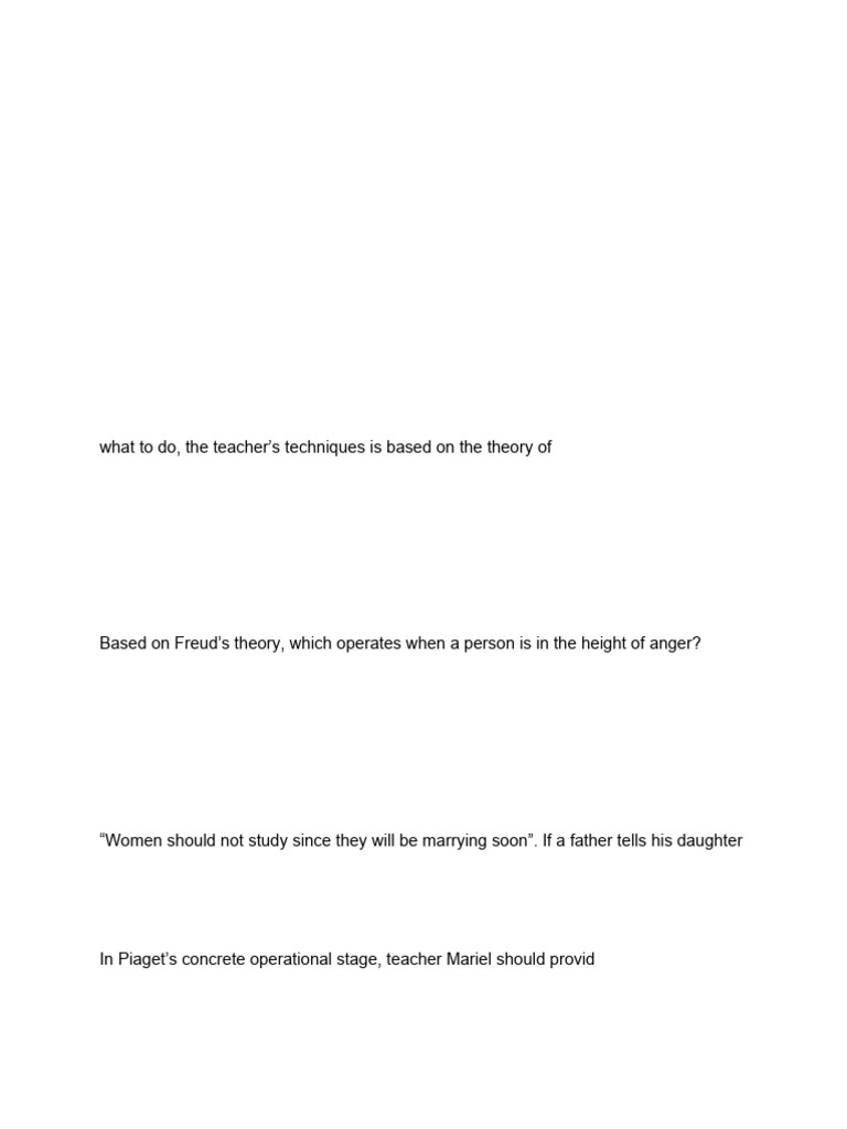 150 Sample Questions - Child and Adolscent Development & Facilitating ...