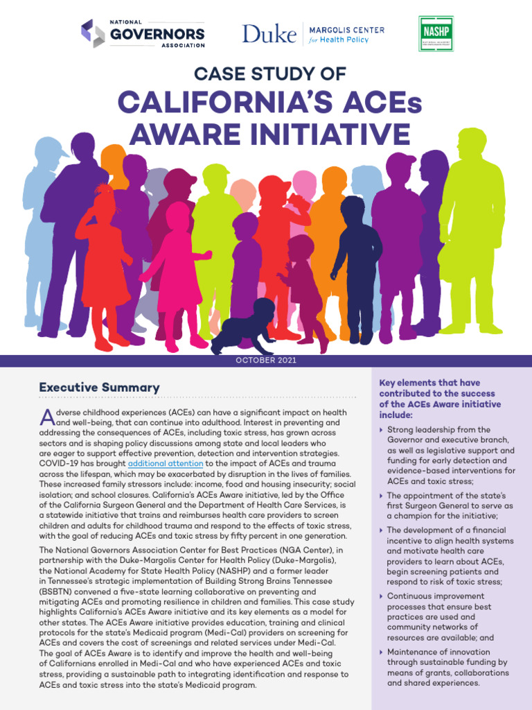 Nga CA-Aces Casestudy 10.21 | PDF | Psychological Trauma | Medicaid