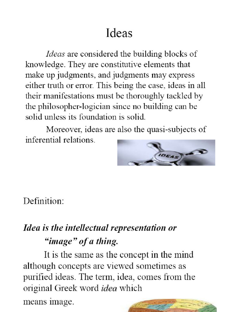 Ideas and Terms Notes | PDF