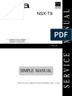 Aiwa NSX-T9 Service Manual
