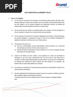 ABC Policy and Due Diligence Guidelines | PDF | Bribery | Due Diligence