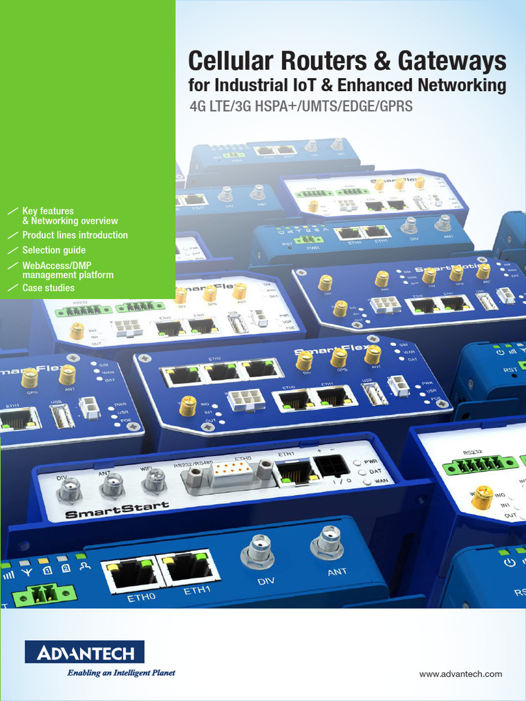 Industrial LTE Cellular Routers Overview | PDF | Computer Network | Wi Fi