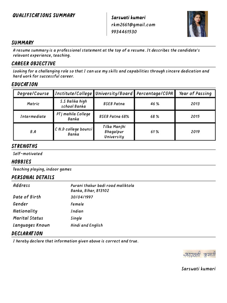 PTJ Mahila College Education Summary | PDF