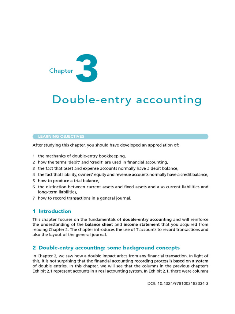 Fundamentals of Double-Entry Accounting | PDF | Debits And Credits ...