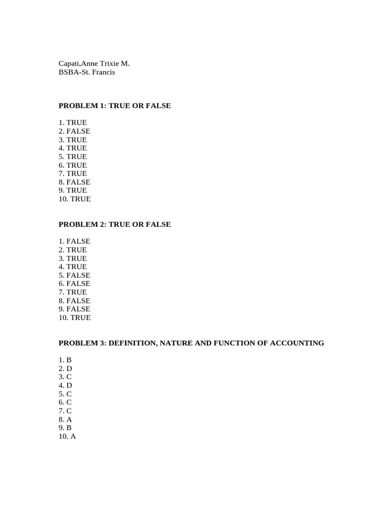 Accounting Ass | PDF
