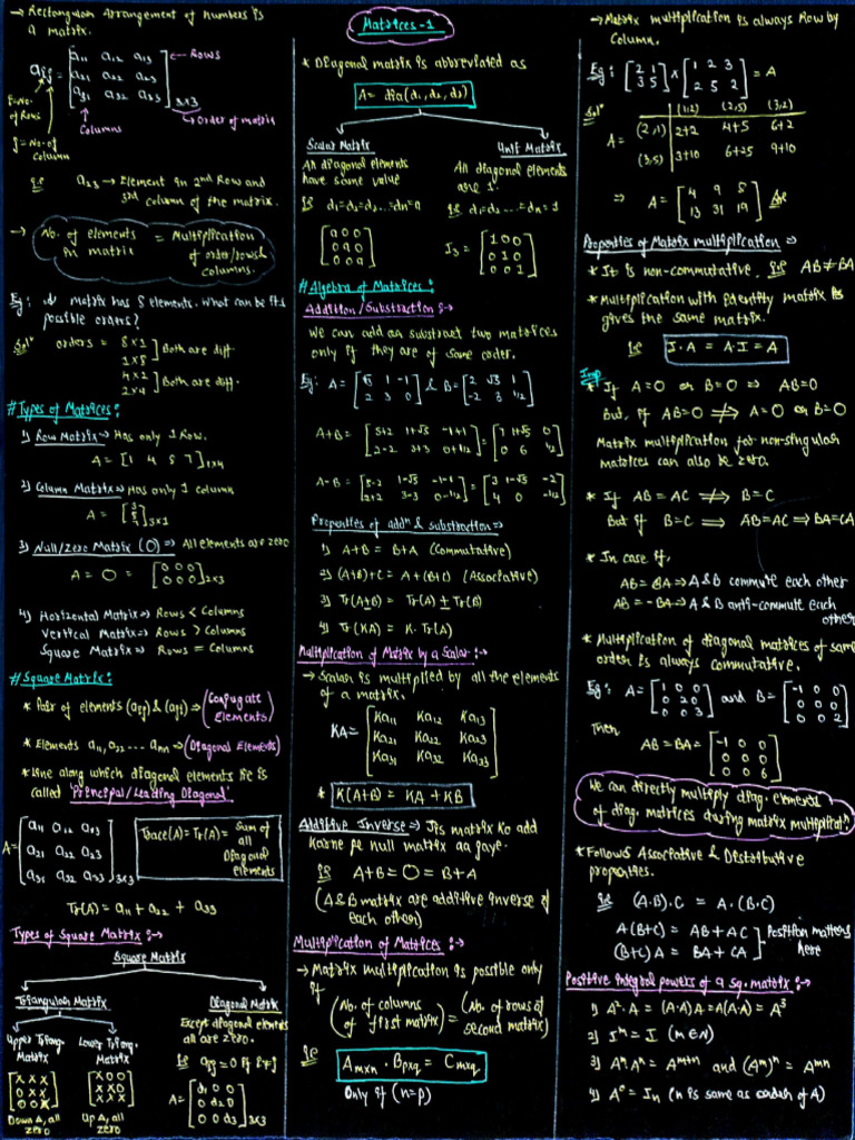 Matrices (R) | PDF