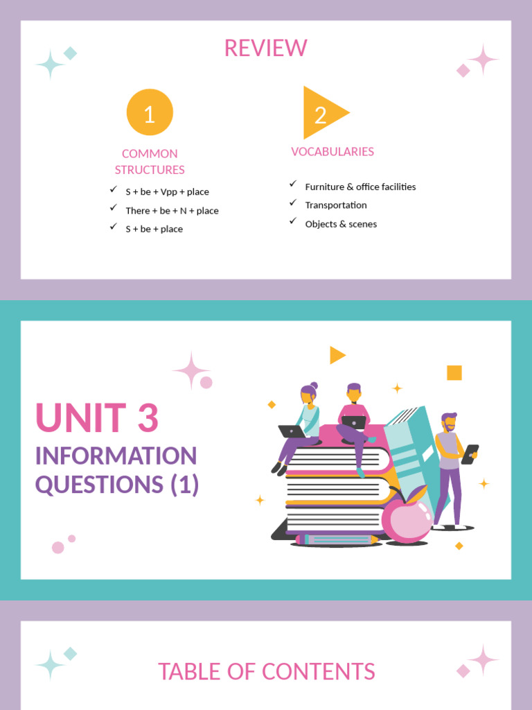 Information Questions and Answer Patterns | PDF