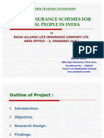 Title: Insurance Schemes For Rural People in India: Summer Training Internship