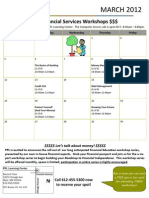 March 2012 Fin Serv Workshop Calendar