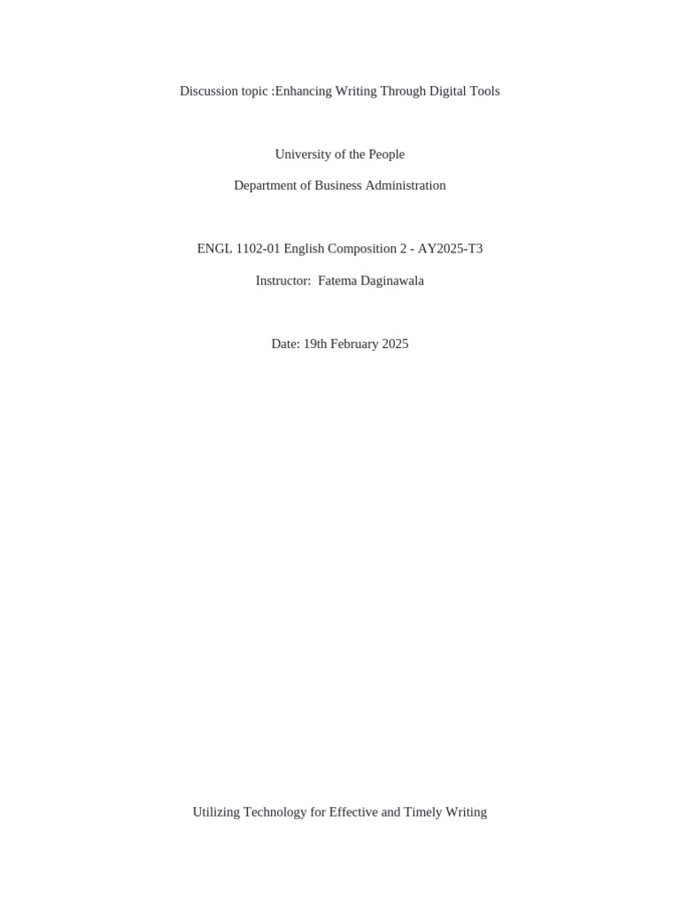 Tech Tools for Student Writers | PDF | Educational Technology